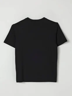 T-shirt in cotone con logo metallico Dolce & Gabbana