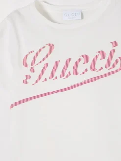 T-shirt in cotone con logo Gucci