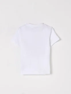 T-shirt in cotone con logo Boss