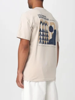 T-shirt in cotone con logo Columbia