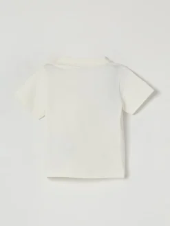 T-shirt in cotone con logo stampato Moncler