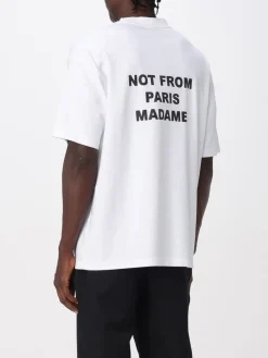 T-shirt in cotone con logo Drôle De Monsieur