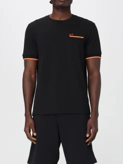 T-shirt in cotone con logo SUN68