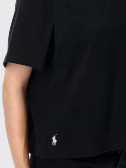 T-shirt in cotone con logo ricamato Polo Ralph Lauren