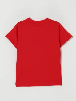 T-shirt in cotone con logo Moschino