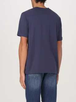 T-shirt in cotone con logo Maison Kitsuné