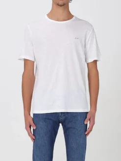 T-shirt in cotone con logo SUN68