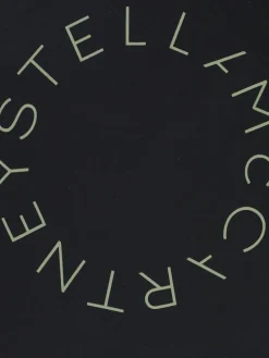 T-shirt in cotone con logo circolare Stella McCartney Kids