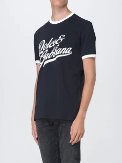 T-shirt in cotone con logo Dolce & Gabbana