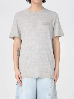 T-shirt in cotone con logo Golden Goose