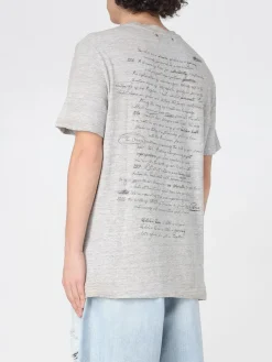 T-shirt in cotone con logo Golden Goose