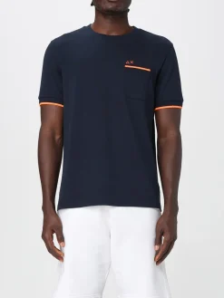 T-shirt in cotone con logo SUN68