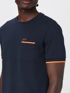 T-shirt in cotone con logo SUN68