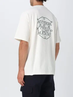 T-shirt in cotone con logo Drôle De Monsieur