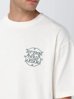 T-shirt in cotone con logo Drôle De Monsieur