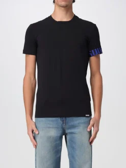 T-shirt in cotone con logo Dsquared2