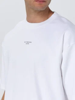 T-shirt in cotone con logo Drôle De Monsieur