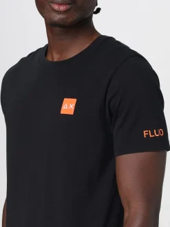 T-shirt in cotone con logo SUN68