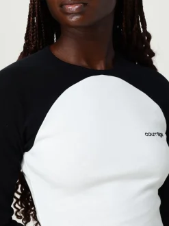 T-shirt in cotone con logo CourrÈges