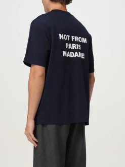 T-shirt in cotone con logo Drôle De Monsieur