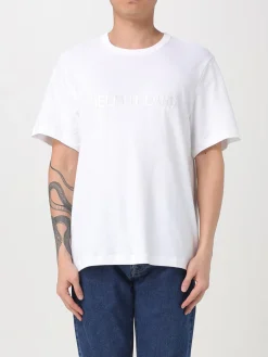 T-shirt in cotone con logo Helmut Lang