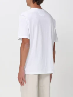 T-shirt in cotone con logo Ferrari