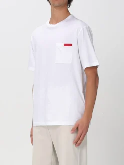 T-shirt in cotone con logo Ferrari