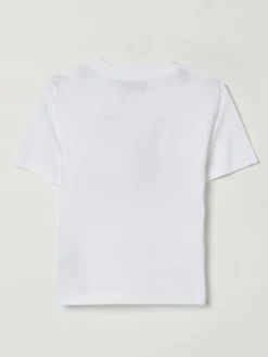 T-shirt in cotone con maxi logo Moschino