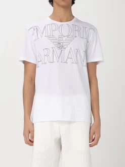 T-shirt in cotone con maxi logo