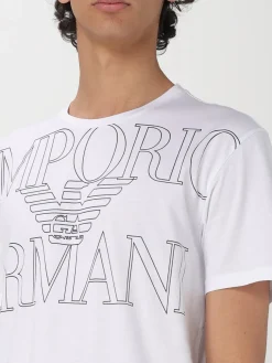 T-shirt in cotone con maxi logo