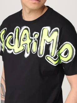 T-shirt in cotone con maxi logo Disclaimer