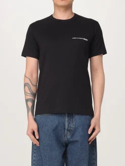 T-shirt in cotone con mini logo Comme Des Garcons