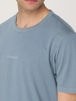 T-shirt in cotone con mini logo C.P. Company
