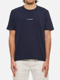 T-shirt in cotone con mini logo C.P. Company