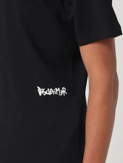 T-shirt in cotone con mini logo Disclaimer