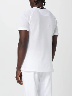 T-shirt in cotone con mini logo Boss