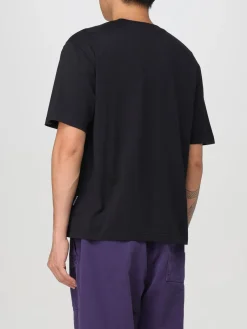 T-shirt in cotone con mini logo Palm Angels