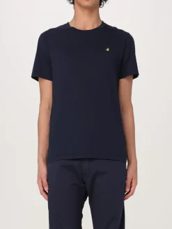 T-shirt in cotone con mini logo Brooksfield