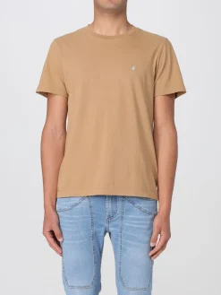 T-shirt in cotone con mini logo Brooksfield