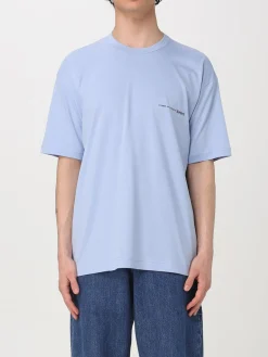 T-shirt in cotone con mini logo Comme Des Garcons