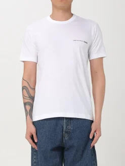 T-shirt in cotone con mini logo Comme Des Garcons