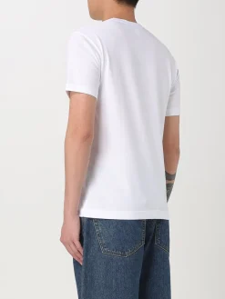 T-shirt in cotone con mini logo Comme Des Garcons