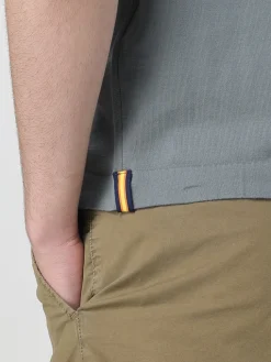 T-shirt in cotone con mini logo K-way