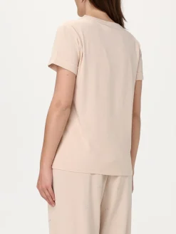 T-shirt in cotone con monogramma Liu Jo