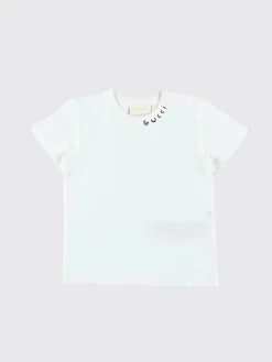 T-shirt in cotone con slogan "I love you" Gucci