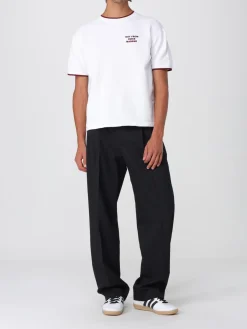 T-shirt in cotone con slogan Drôle De Monsieur