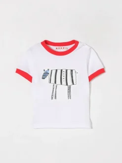 T-shirt in cotone con stampa grafica Marni