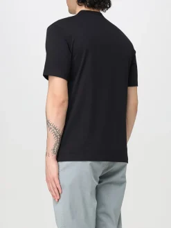 T-shirt in cotone con stampa logo Blauer