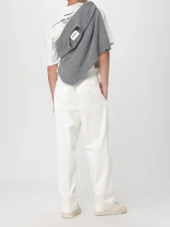 T-shirt in cotone con stampa posteriore Jil Sander