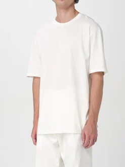 T-shirt in cotone con stampa posteriore Jil Sander